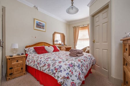 The front double ensuite room at Alverstone B&B in Sheringham