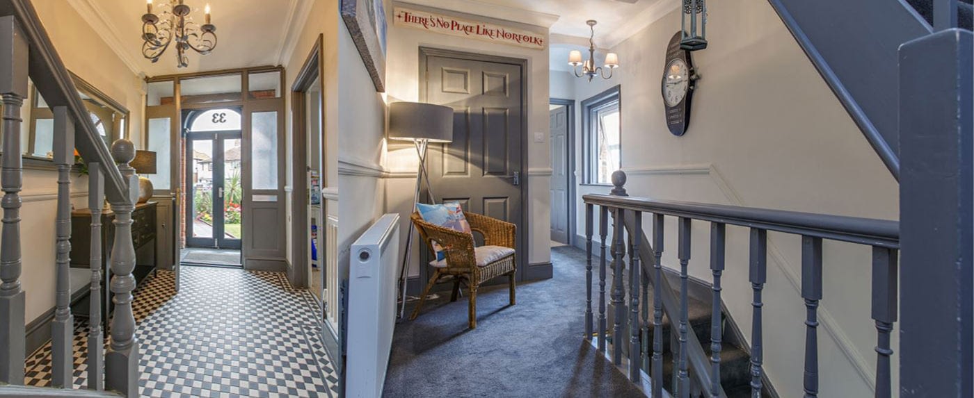 The Hall and Landing at Alverstone In Sheringham